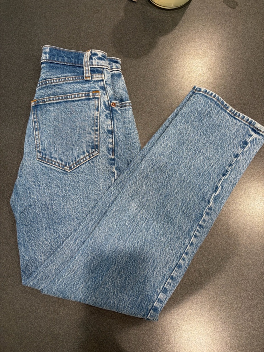 NWOT Abercrombie & fitch 90s straight high rise jeans Medium wash Size 23 (000)s